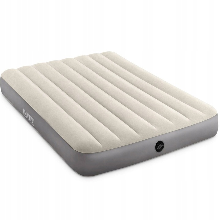 Materac Dmuchany Dwuosobowy Welurowy Łóżko Intex MODEL 2024