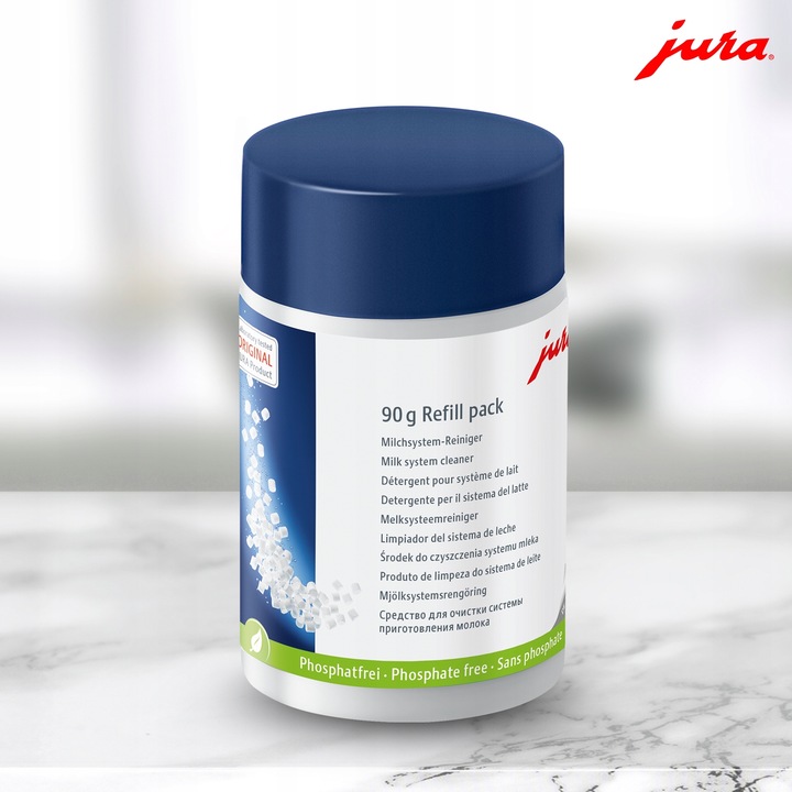 TABLETKI PREPARAT ŚRODEK DO CZYSZCZENIA SYSTEMU MLECZNEGO MLEKA JURA