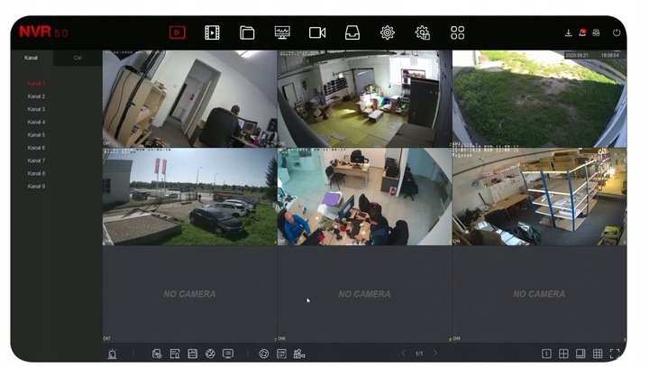 ZESTAW MONITORINGU 4MP IP POE 4 KAMERY 4MPx 1TB PODGLĄD APLIKACJA DETEKCJA