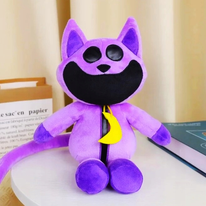 Maskotka Pluszak CatNap Kot Fioletowy 30cm Maskotka Z Gry Smiling Critters