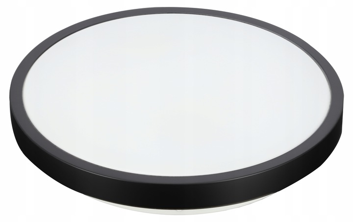 Lampa sufitowa plafon LED 2X E27 okrągły czarny