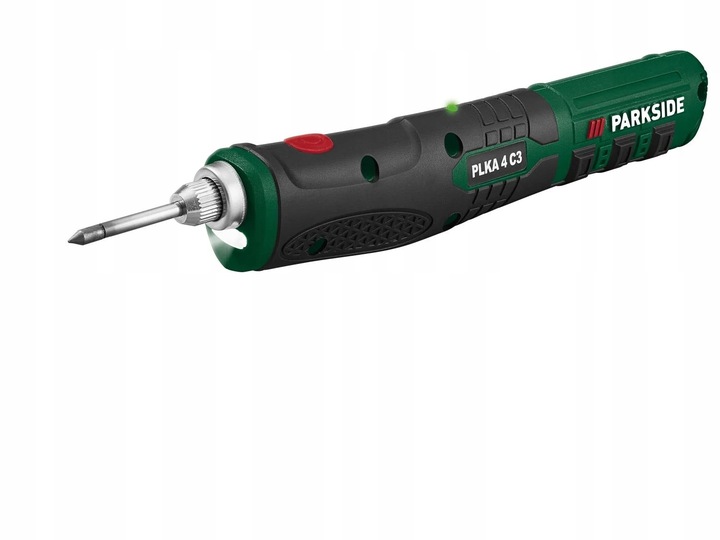 STACJA LUTOWNICZA PARKSIDE PLKA 4 C3 AKUMULATOROWA + AKCESORIA