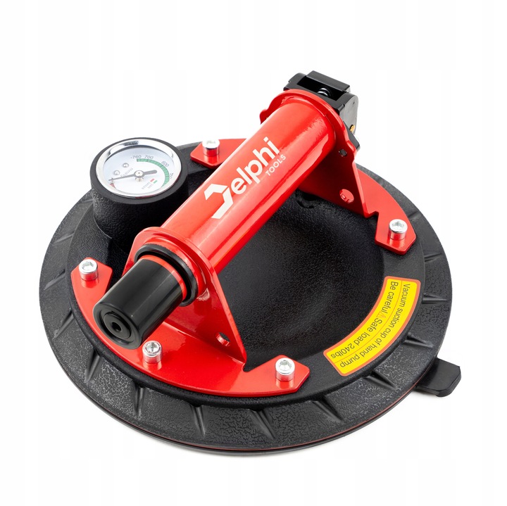 PRZYSSAWKA DO PŁYTEK PRÓŻNIOWA Z POMPKĄ MANOMETR UCHWYT do SZYB