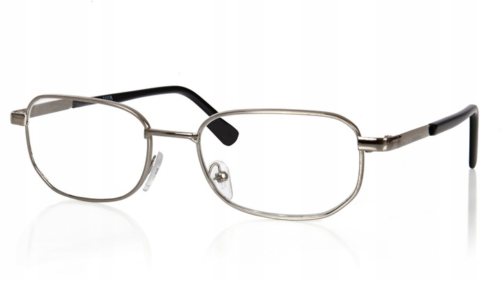 OKULARY KOREKCYJNE MOCNE METALOWE plusy OD +2 DO +6 dali +4,5 +5 +5,5