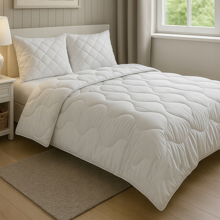 Kołdra Całoroczna 140x200 ANTYALERGICZNA Ciepła Lekka Produkt Polski