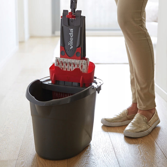 WIADRO Z WYCISKACZEM DO MOPA PŁASKIEGO VILEDA ultramax, ultramax xl