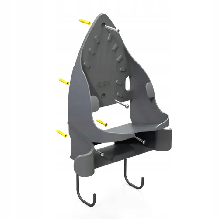 Wieszak na żelazko i deskę do prasowania, uchwyt IRONIX antracyt