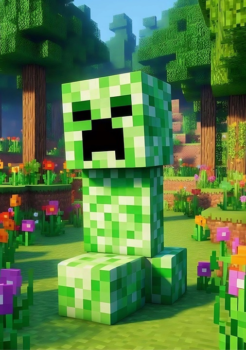 Zestaw trzech plakatów Minecraft