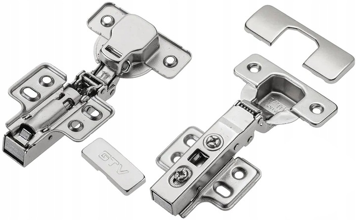 ZAWIAS MEBLOWY GTV INHC PROSTY NAKŁADANY CICHY DOMYK 10 SZTUK DOCIĄG