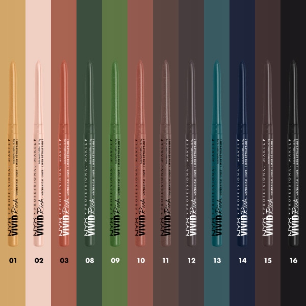 Kredka Do Oczu NYX Vivid Rich Makijaż Oka, Odcień Quartz Queen - Cream