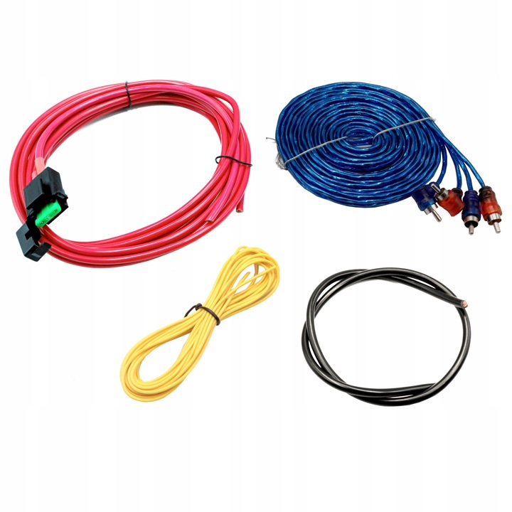 SKRZYNIA BASOWA TUBA OBUDOWA SUBWOOFER + WZMACNIACZ KABLE PRZEWODY