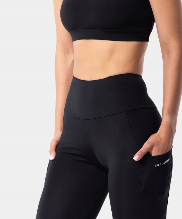 Legginsy damskie sportowe wysoki stan kieszenie Libra Carpatree L