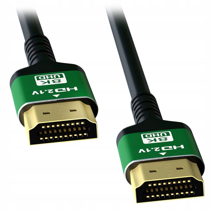 KABEL HDMI HIGH SPEED 2.1 8K 4K 3M 144Hz MOCNY PRZEWÓD AUDIO 3D