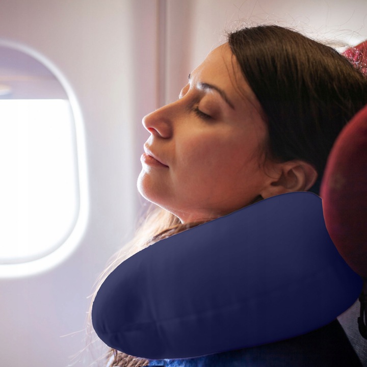 Poduszka Podróżna Turystyczna do Samolotu Zagłówek pod Głowę do Auta