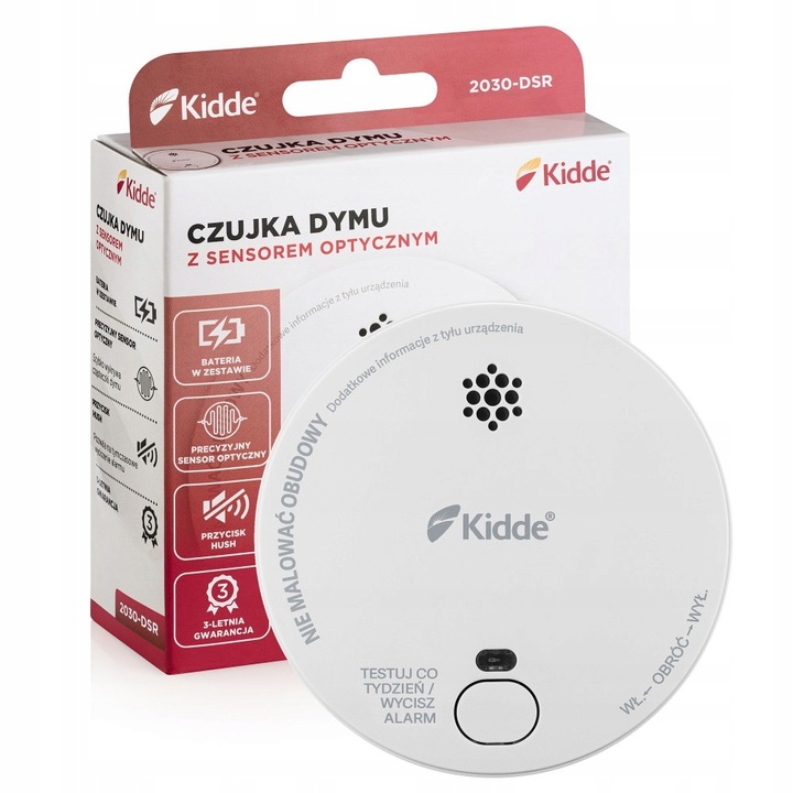 Czujnik optyczny detektor dymu KID-2030-DSR Kidde