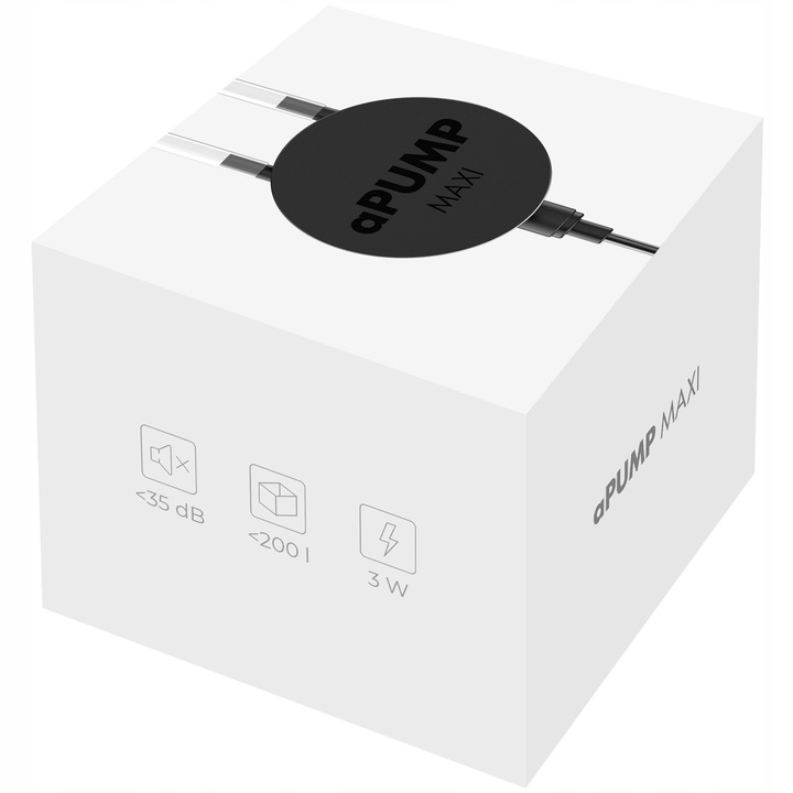 APUMP MAXI NAJCICHSZA POMPKA NAPOWIETRZACZ DO AKWARIUM DO 200L