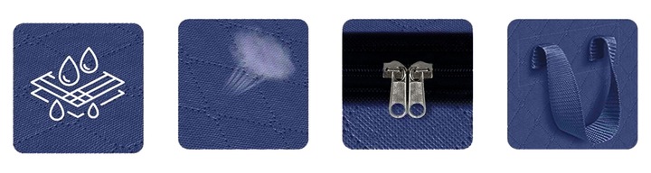 4x ORGANIZER POKROWIEC TORBY DO PRZECHOWYWANIA UBRAŃ POŚCIELI PREMIUM