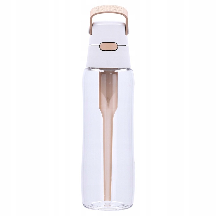 Butelka Filtrująca Bidon ze słomką Dafi Solid 0,7l beżowa z filtrem Dafi