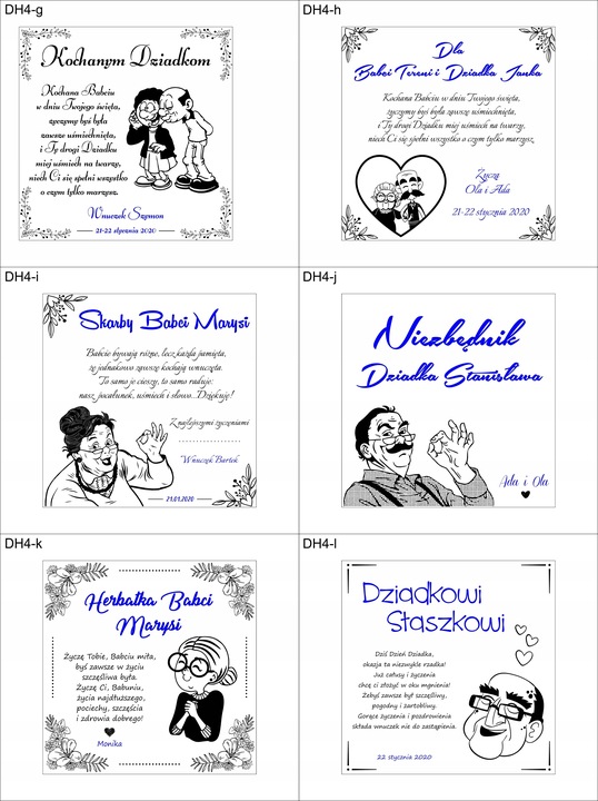 HERBACIARKA prezent DZIEŃ BABCI DZIADKA grawer!!
