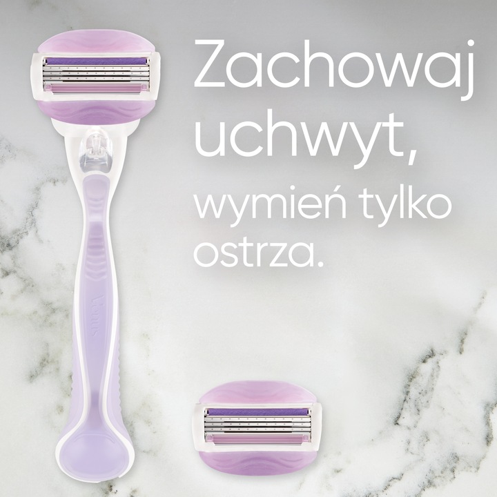Gillette Venus Comfortglide Breeze, maszynka + 6 ostrzy