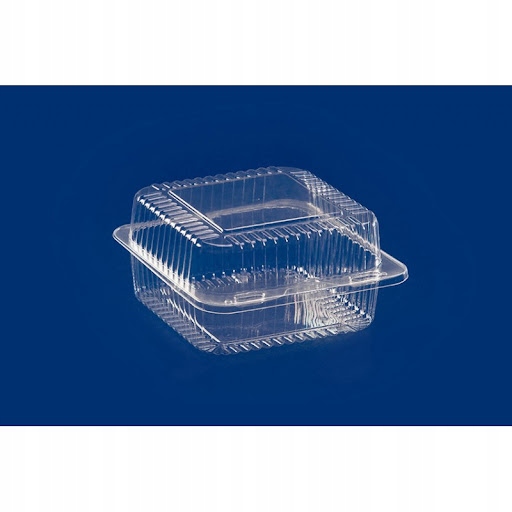 Pojemnik na Ciasto Opakowanie Cukiernicze Przezroczysty 125 x 125 mm 50 szt