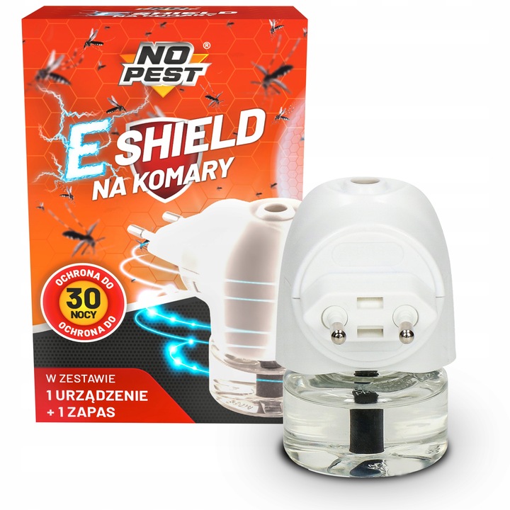 ELEKTRO NA KOMARY MUCHY MOLE DO KONTAKTU E-SHIELD NO PEST 30ML 30 NOCY
