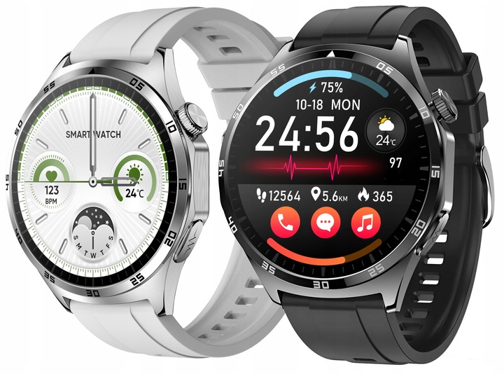 ZEGAREK MĘSKI SMARTWATCH AMOLED 440 EKG POMIAR CUKRU CIŚNIENIE TEMPERATURA