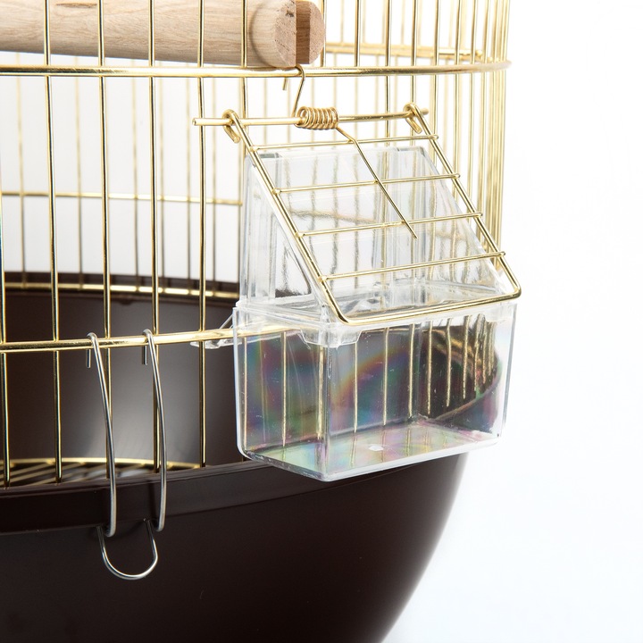 KLATKA DLA PAPUG KANARKA PTAKÓW + DRĄŻEK HUŚTAWKA 40X40X70 CM