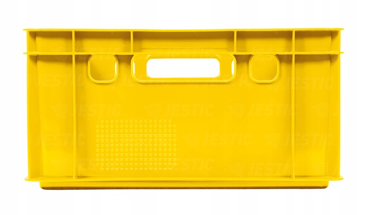SKRZYNKA POJEMNIK EURO E2 ŻÓŁTA PLASTIKOWA MOCNA