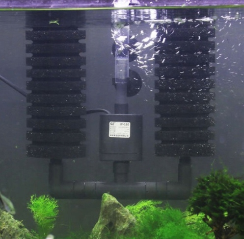 FILTR GĄBKOWY AKWARYSTYCZNY Z POMPĄ WODY AKWARIUM