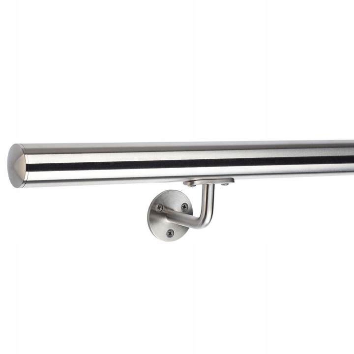 Poręcz ŚCIENNA 150 cm SCHODOWA Nierdzewna solidna rura 2mm SATYNA fi