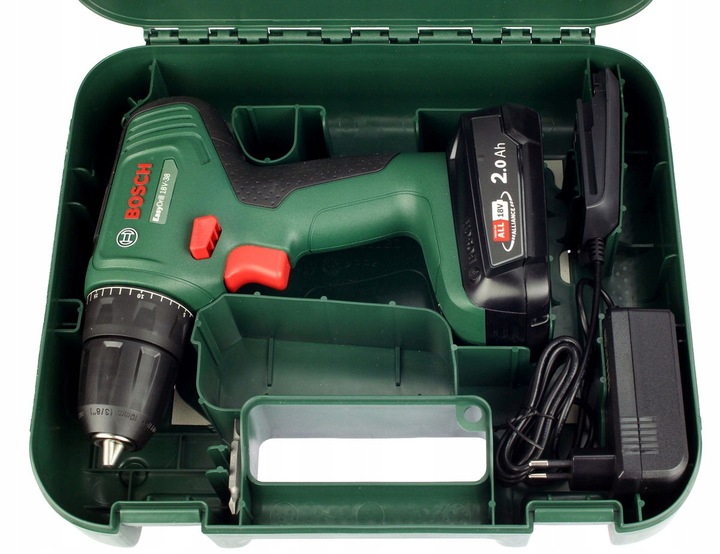 WKRĘTARKA EasyDrill 18V-38 BOSCH 1x2,0Ah + WALIZKA