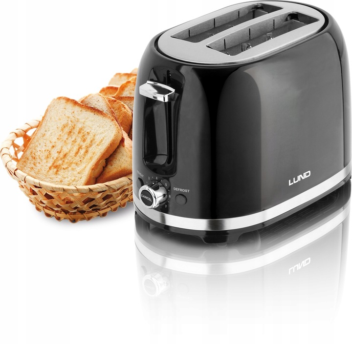 Toster Lund 67500 czarny 850 W