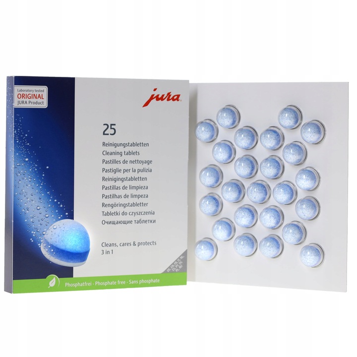 JURA Tabletki czyszczące ekspres 25szt ORYGINALNE