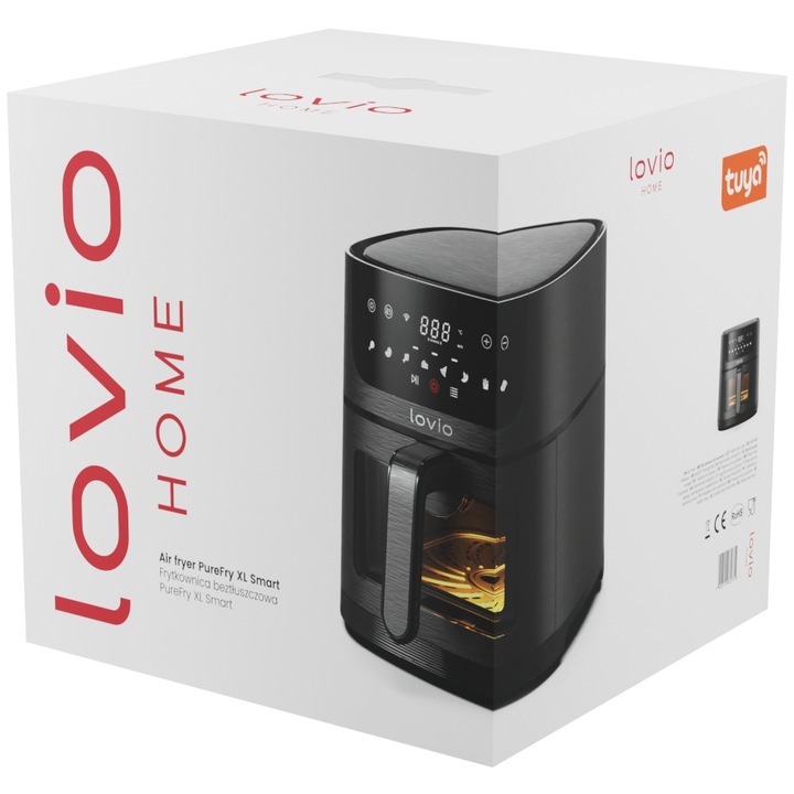 Frytkownica Beztłuszczowa Air Fryer Frytownica piekarnik Smart Tuya 6L