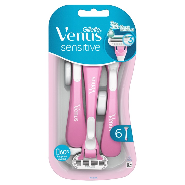 Gillette Venus Sensitive Maszynki do golenia dla kobiet jednorazowe 6sztuk