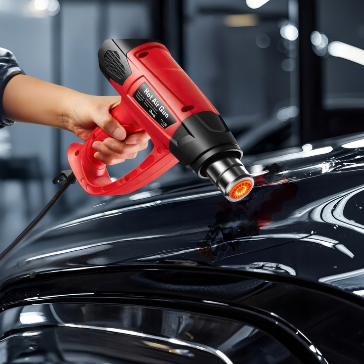 OPALARKA ELEKTRYCZNA LCD DWA BIEGI REGULACJA TEMP 600°C +4 DYSZE