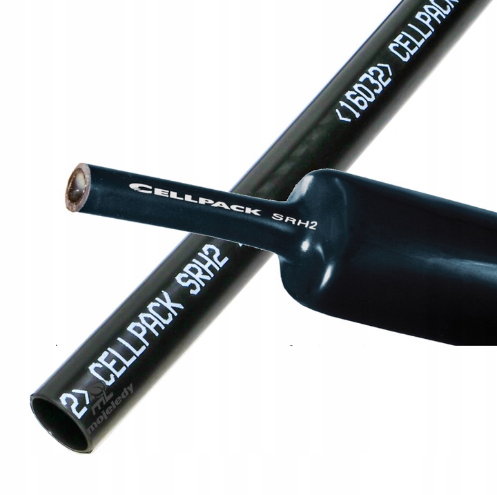 1m koszulka termokuczliwa rurka 12/3 z klejem gruba fi 12mm po 3mm