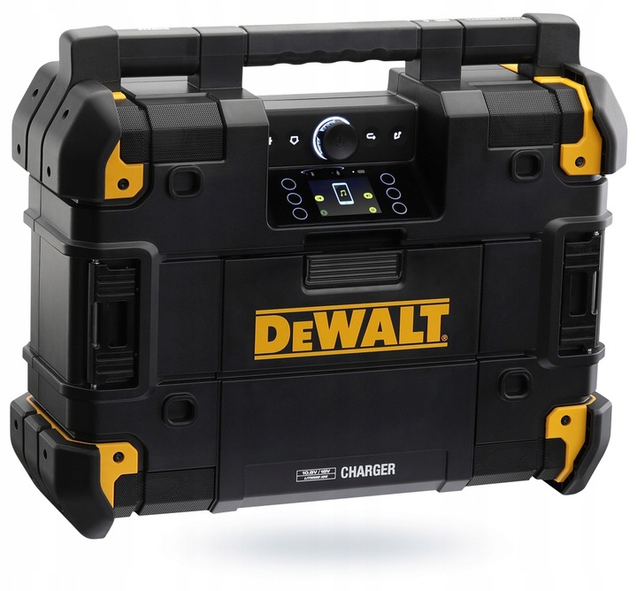 Radio budowlane Bluetooth TSTAK DEWALT DWST1-81078 z funkcją ładowarki