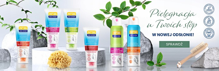 Spray antyperspirant do stóp antybakteryjny niwelujący zapach No36 x5