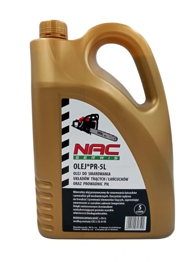Olej do łańcucha do pilarek prowadnic 5L NAC