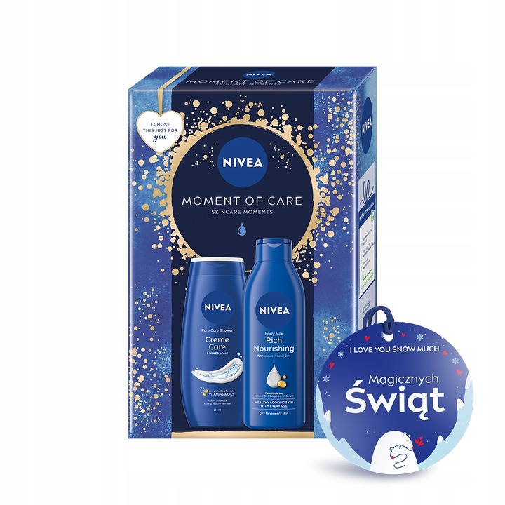 NIVEA MOMENT OF CARE Zestaw prezentowy kosmetyków do pielęgnacji dla kobiet