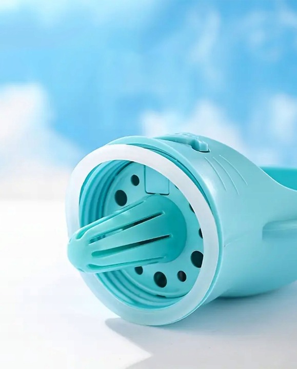 Butelka na Wodę Karmę dla Psa Poidło 2w1 Bidon Turystyczny Miseczka Podróż