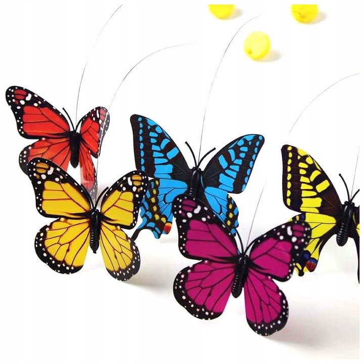 Zabawka dla kota MOTYLEK Ruchoma INTERAKTYWNA