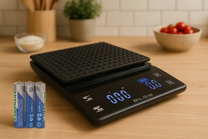 ELEKTRONICZNA WAGA KUCHENNA DO KAWY PRECYZYJNA 3000g/0,1g LCD TIMER