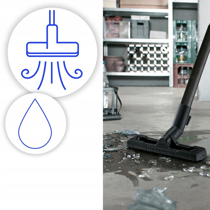 ODKURZACZ PRZEMYSŁOWY BEZWORKOWY Z OTRZĄSACZEM DO GIPSU SUCHO MOKRO