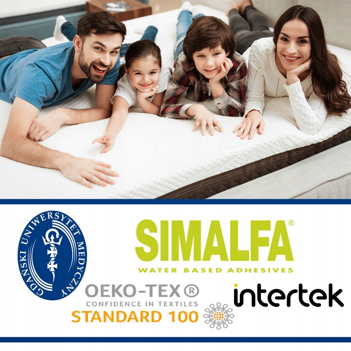 Materac masujący FASMAX 140x200 ulga na ból pleców