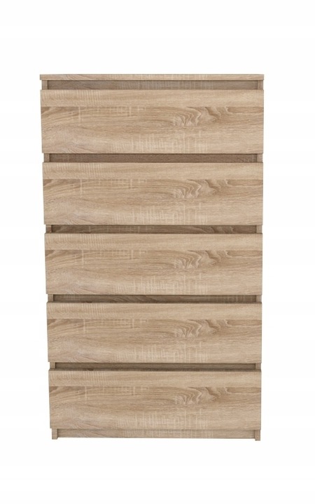 DUŻA KOMODA 5 SZUFLAD SZAFKA Sonoma POLSKIE MEBLE R-5 SONOMA