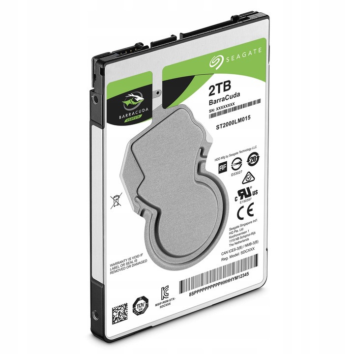 Dysk SEAGATE Barracuda 2TB HDD SATA 2.5inch ST2000LM015