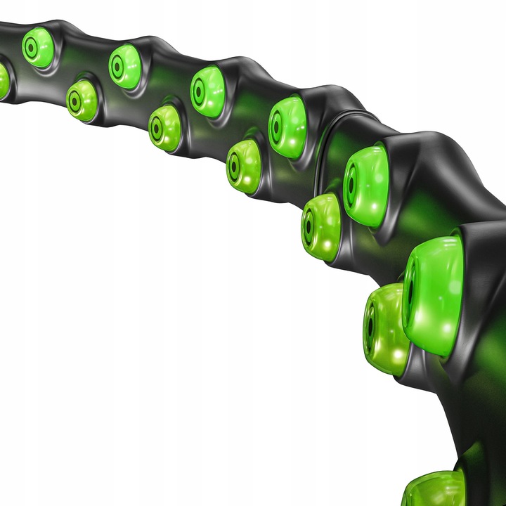 Hula hop z kulkami odchudzające wyszczuplające z magnetycznymi wypustkami